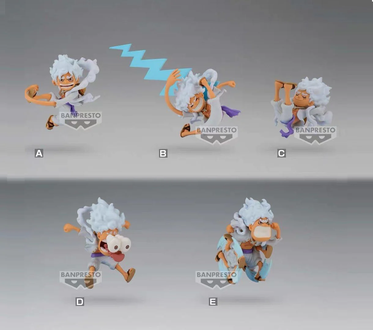 WORLD COLLECTABLE FIGURE WCF - MONKEY D. LUFFY GEAR 5 NIKA SPECIAL ONE PIECE 5 FIGURAS - Image 4