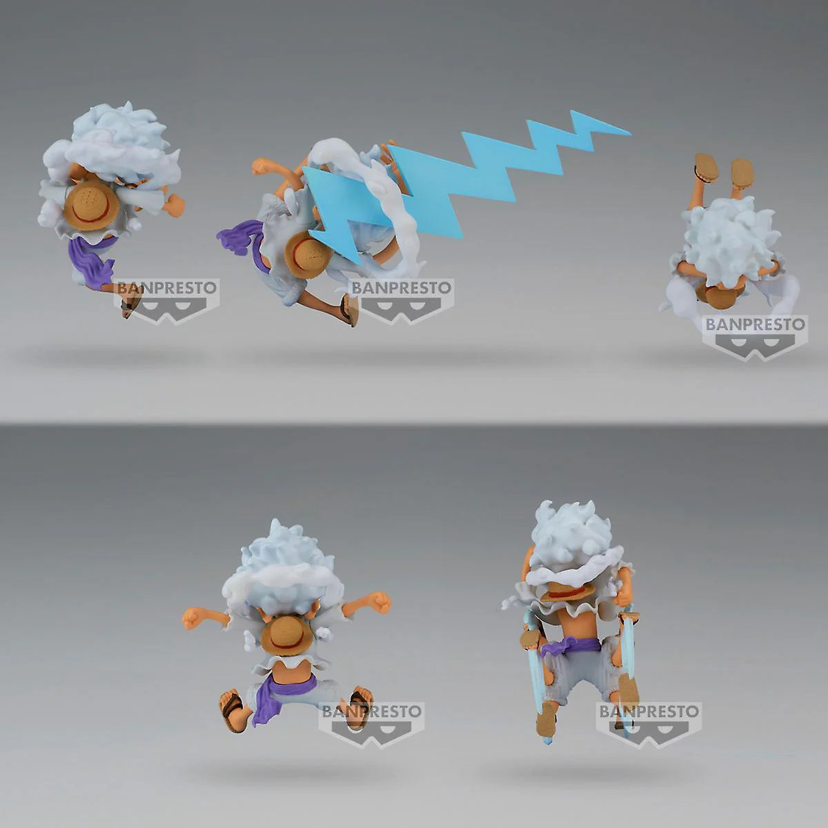 WORLD COLLECTABLE FIGURE WCF - MONKEY D. LUFFY GEAR 5 NIKA SPECIAL ONE PIECE 5 FIGURAS - Image 6