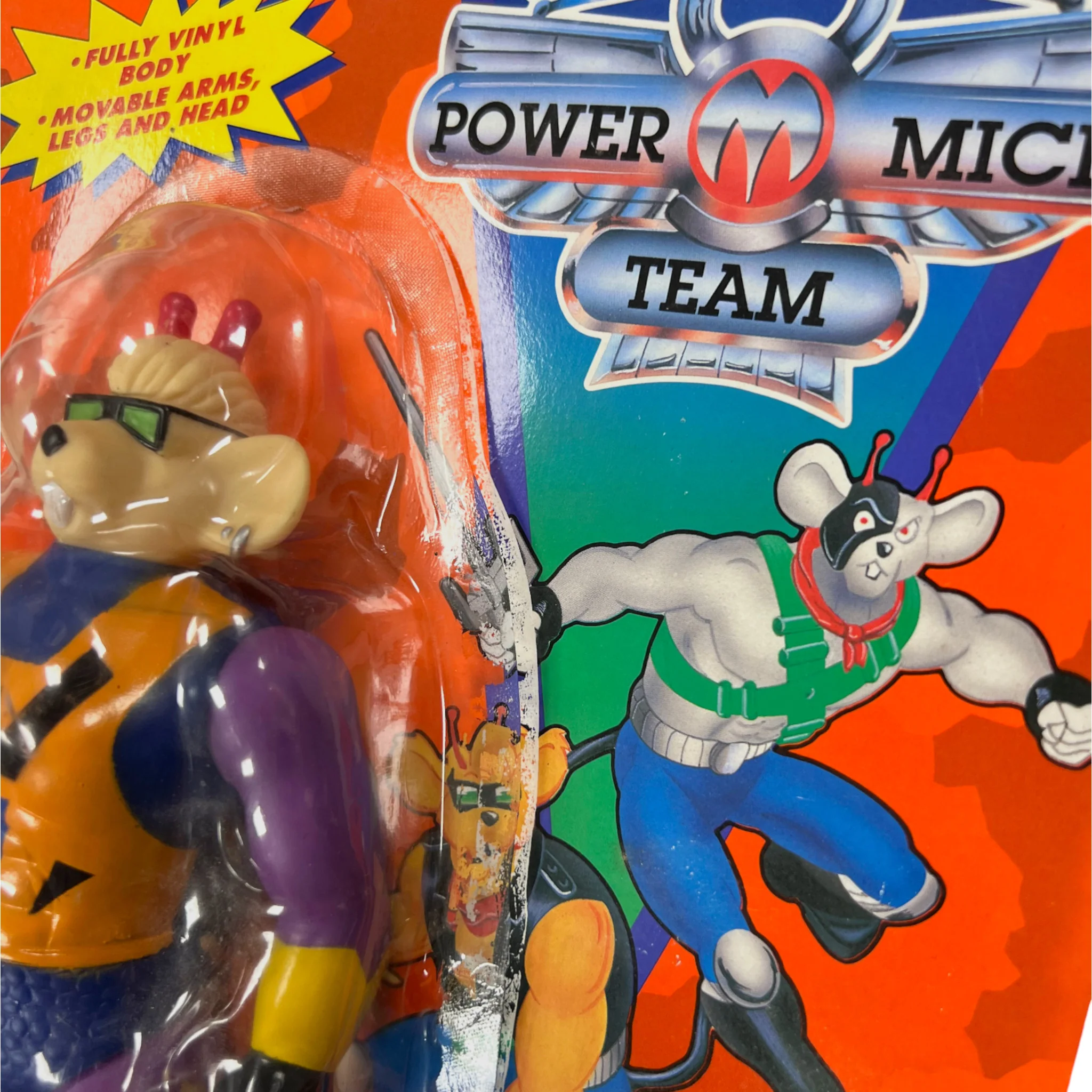 BLISTER BIKER MICE FROM MARS MOTORRATONES DE MARTE 8"- AÑOS 90 BOOTLEG "POWER MICE TEAM" - Image 3