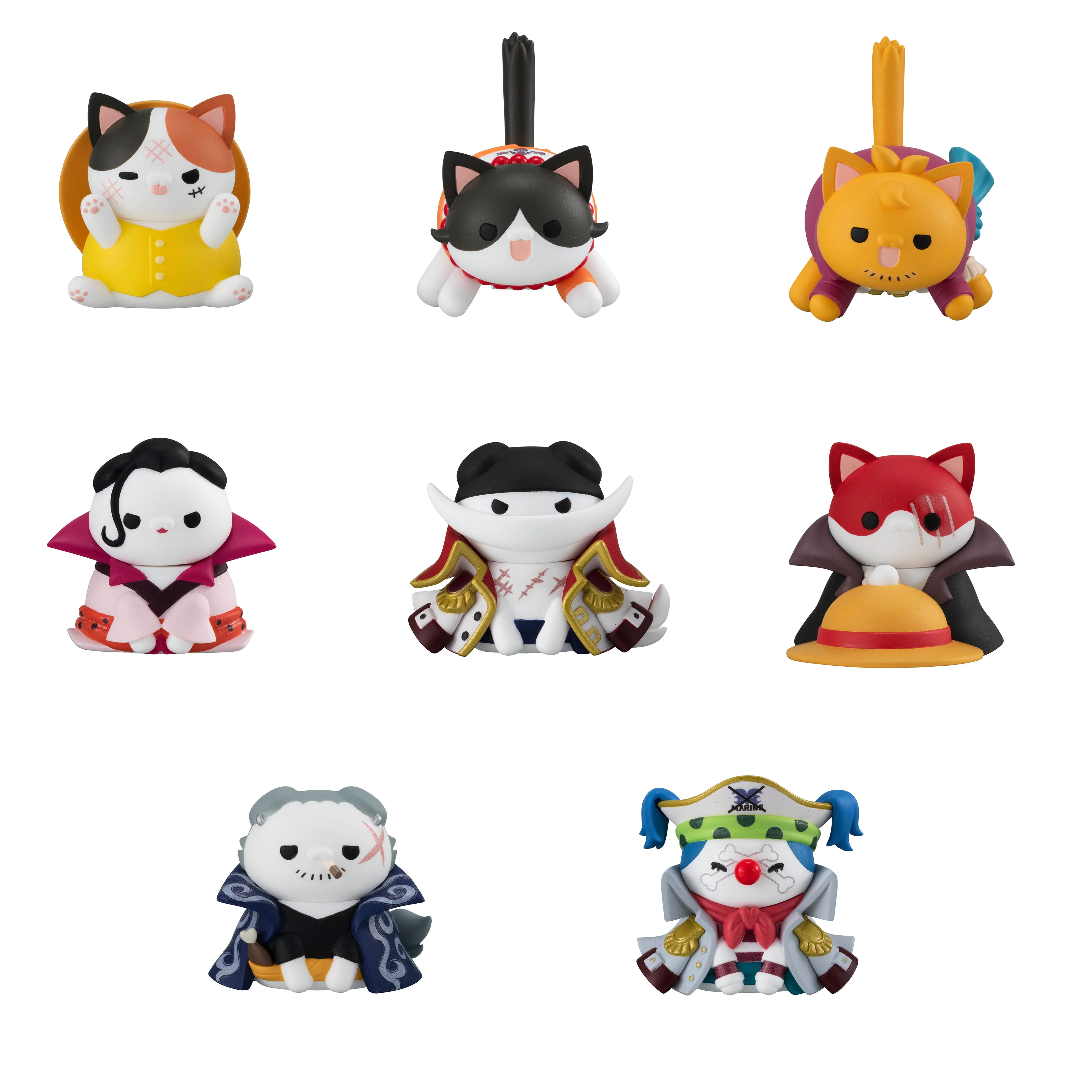 BLIND BOX ONE PIECE MEGA CAT PROJECT NYAN PIECE NYAN! LUFFY PARAMOUNT WAR OF MARINEFORD (3CM)