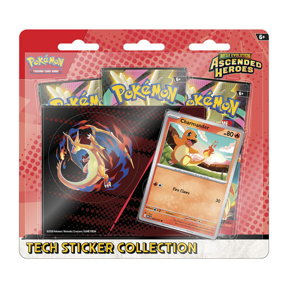 BLISTER 3 SOBRES TECH STICKER POKEMON ASCENDED HEROES (INGLÉS) - Image 4