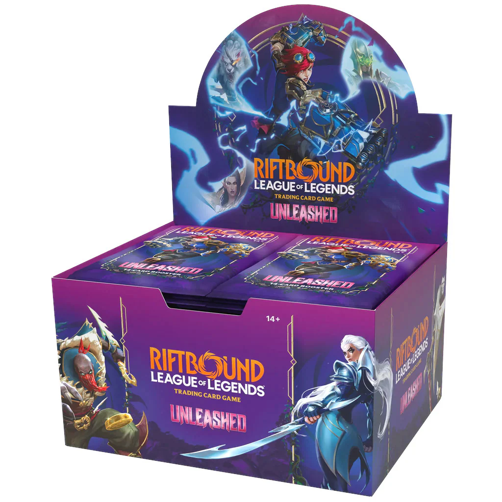 BOOSTER BOX RIFTBOUND LOL UNLEASHED 24 SOBRES (INGLÉS)