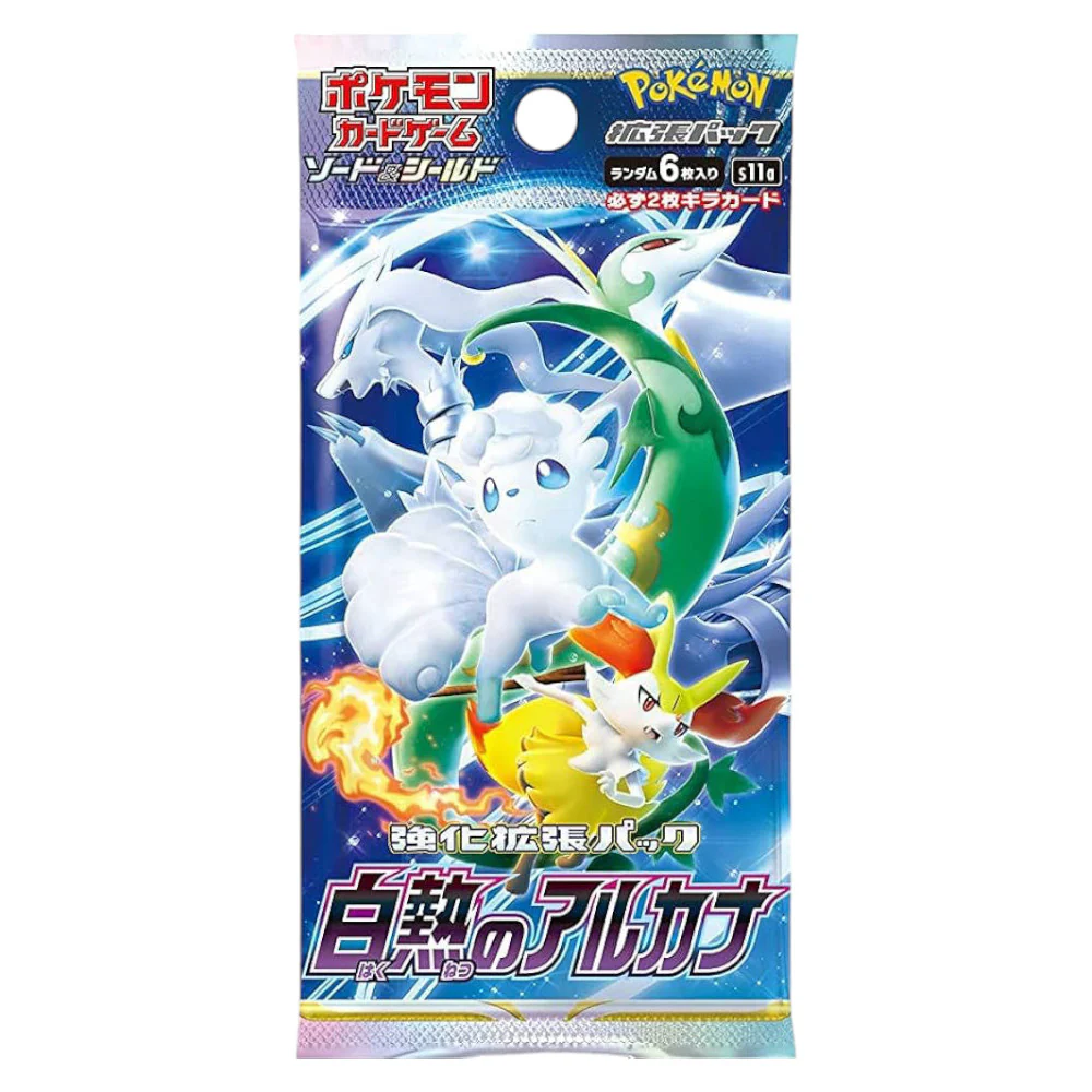 BOOSTER POKEMON S11A INCANDESCENT ARCANA - SOBRE JAPONÉS