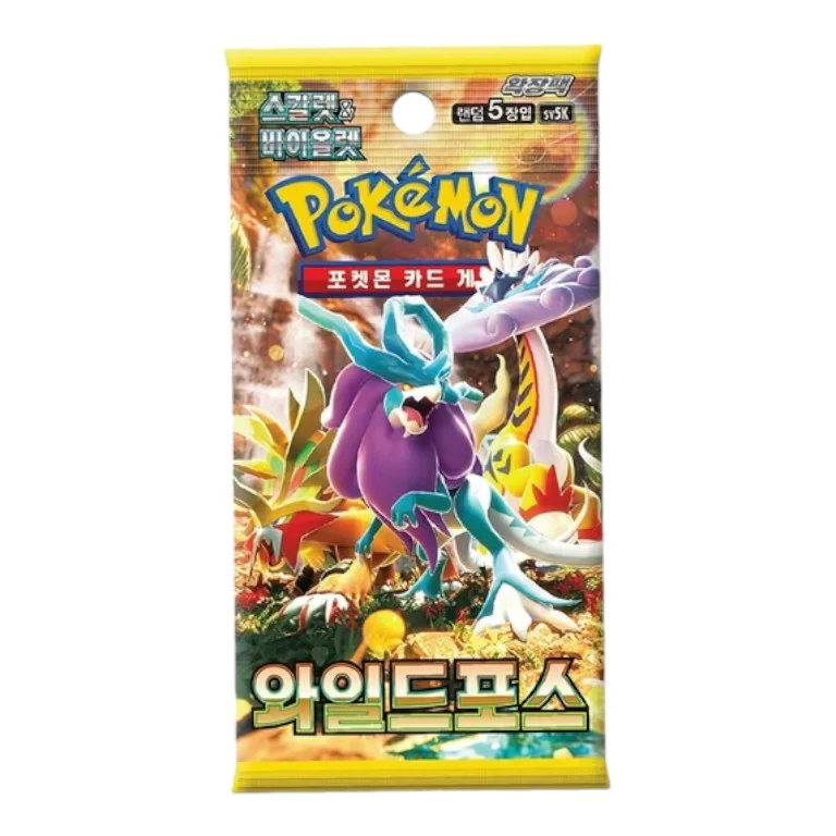BOOSTER POKEMON SV5K WILD FORCE - SOBRE COREANO