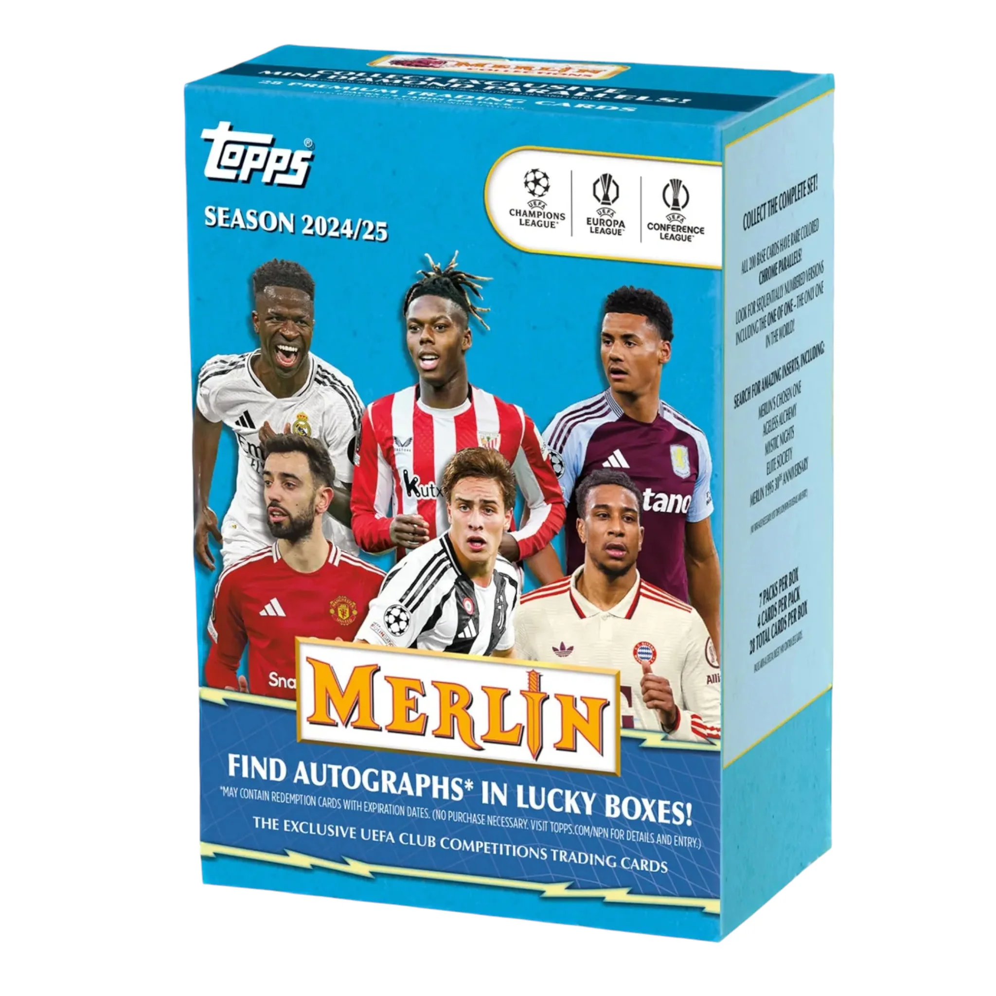 CAJA MERLIN TOPPS CHROME VALUE BOX UEFA 2024/2025