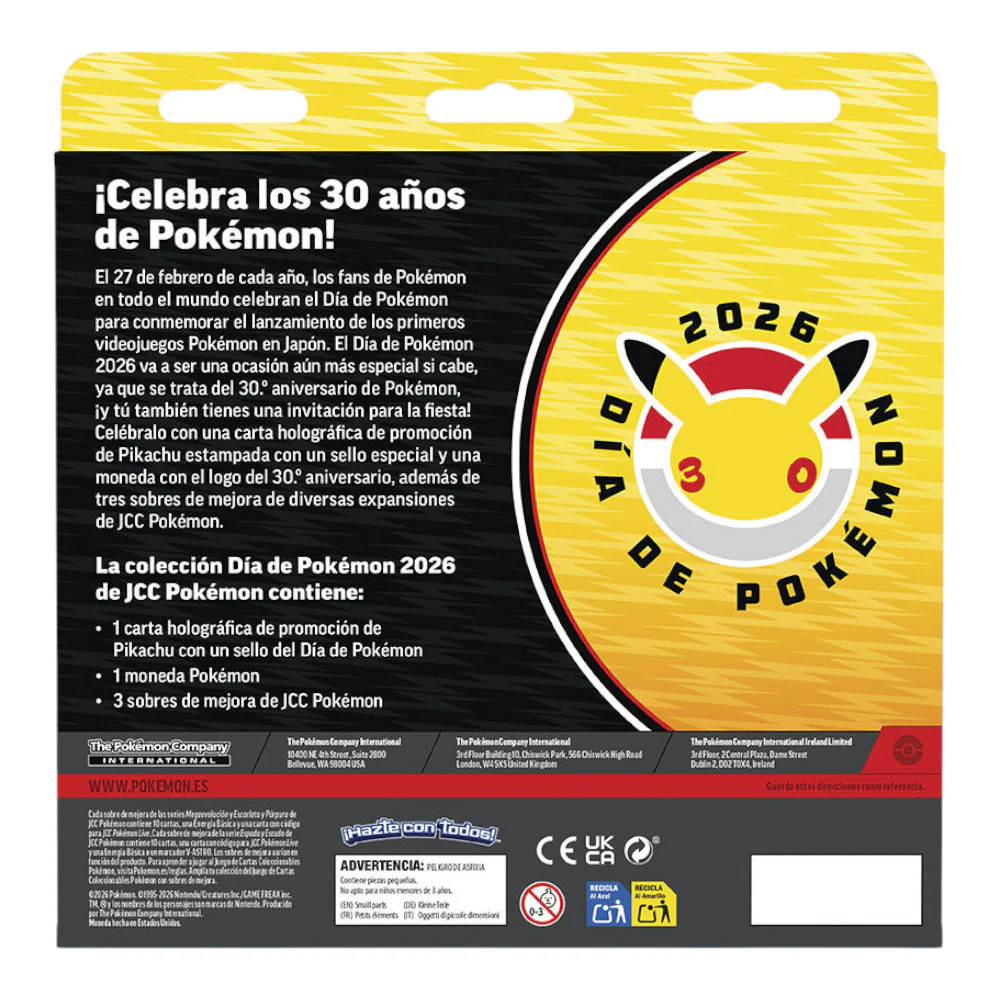 CAJA POKEMON DAY 2026 SPECIAL COLLECTION 30 ANIVERSARIO (ESPAÑOL) - Image 2