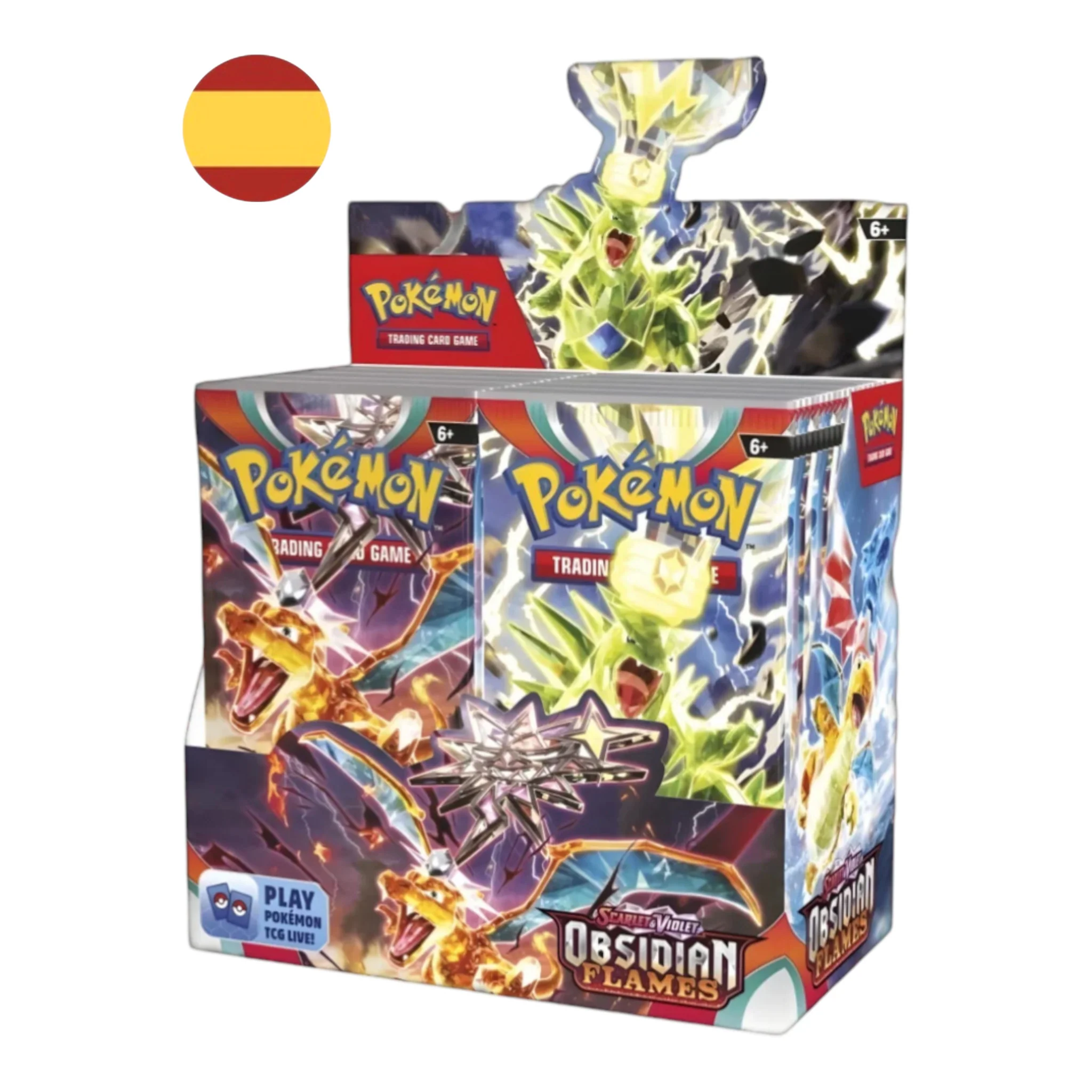 CAJA POKEMON SV3 LLAMAS OBSIDIANAS 36 SOBRES (ESPAÑOL)