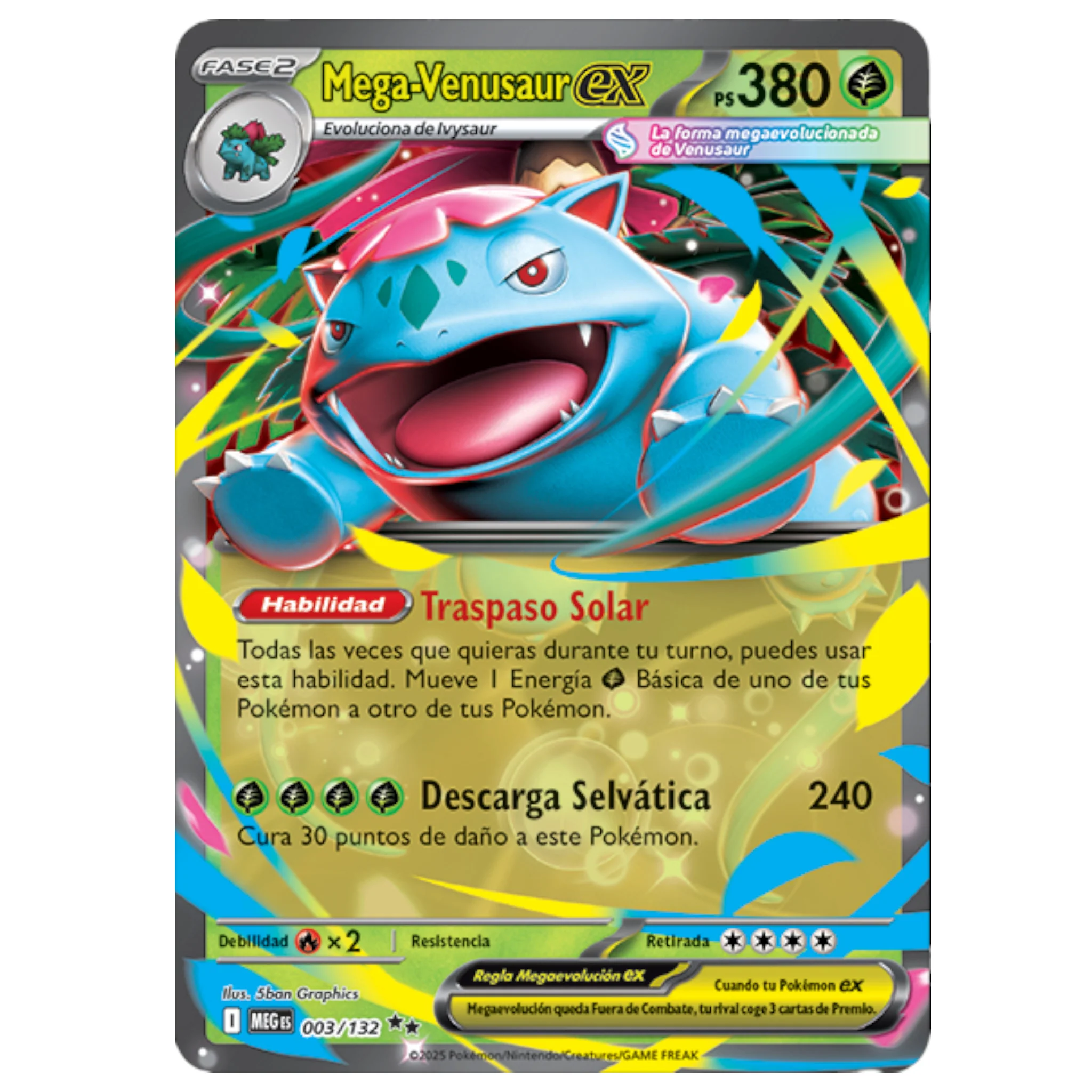 COLECCIÓN PREMIUM POKEMON MEGA VENASAUR EX POKEMON (ESPAÑOL) - Image 4