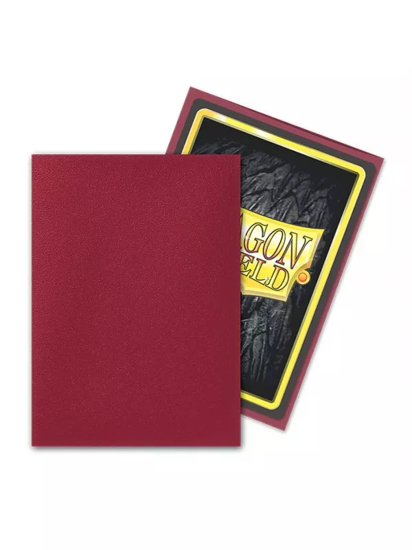 DRAGON SHIELD STANDARD MATTE ¡ROJO BLOOD RED "SIMURAG " (100 fundas) - Image 2