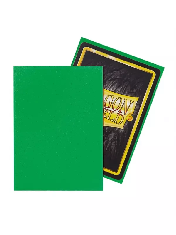 DRAGON SHIELD STANDARD MATTE APPLE GREEN (100 fundas) - Image 2
