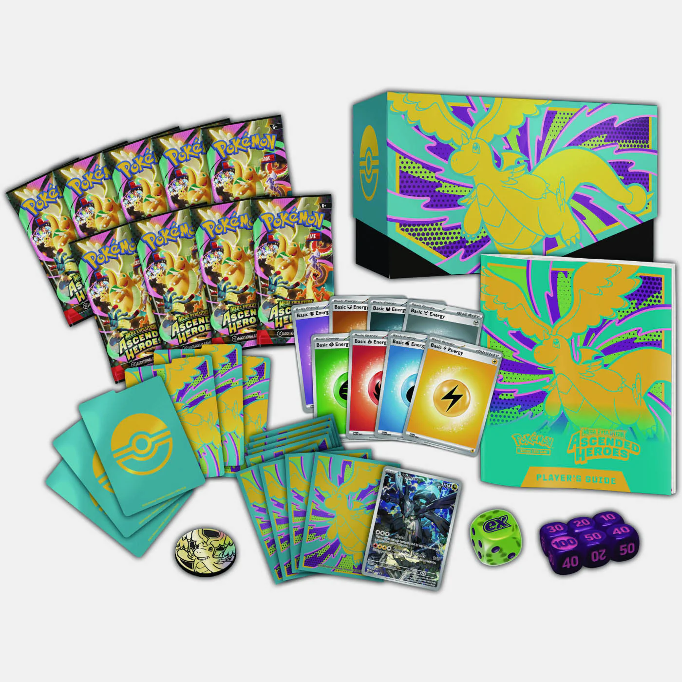 ETB POKEMON HÉROES ASCENDENTES ELITE TRAINER BOX (ESPAÑOL) - Image 2