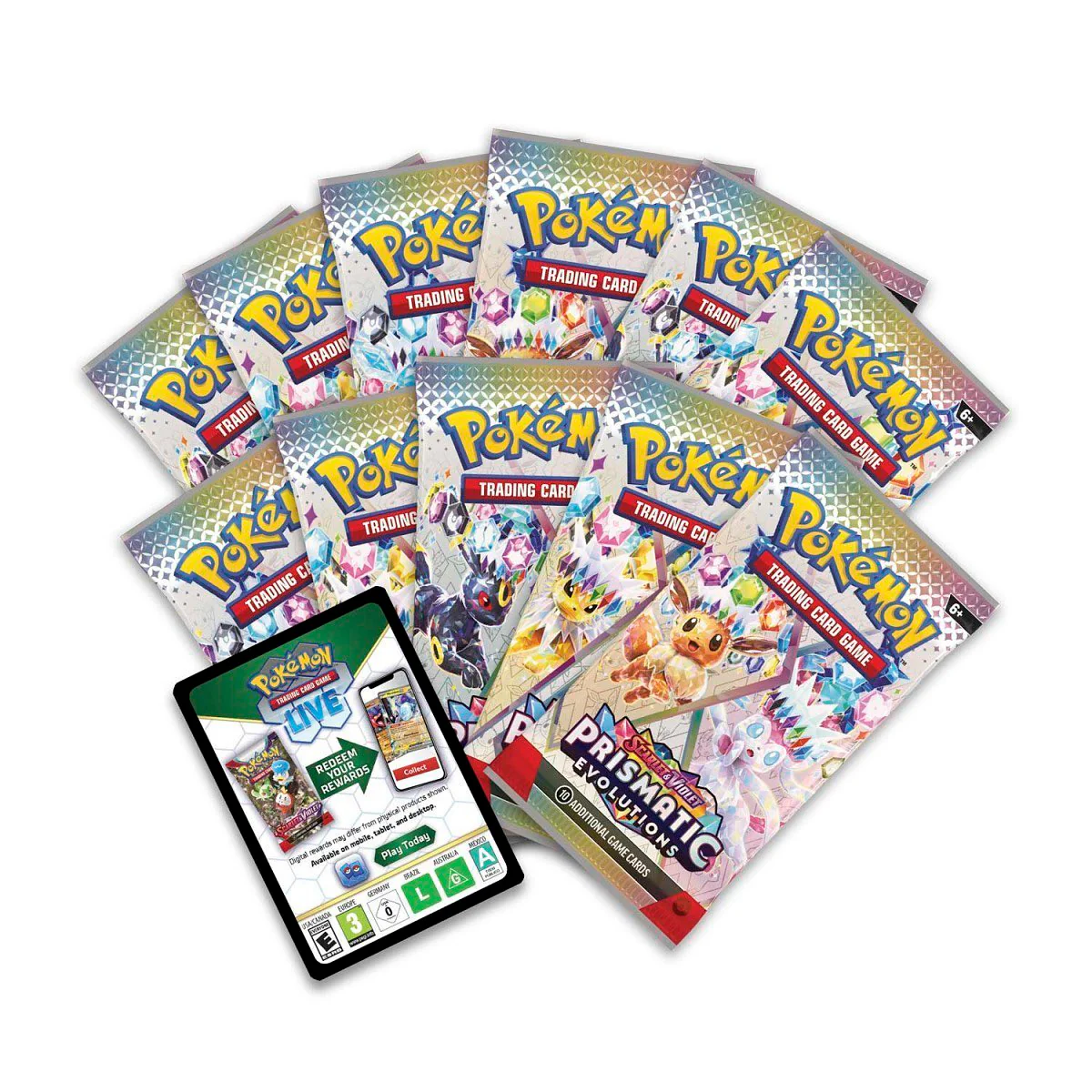 ETB POKEMON TCG ELITE TRAINER BOX PRISMATICS EVOLUTIONS SV8.5 (INGLÉS) - Image 3