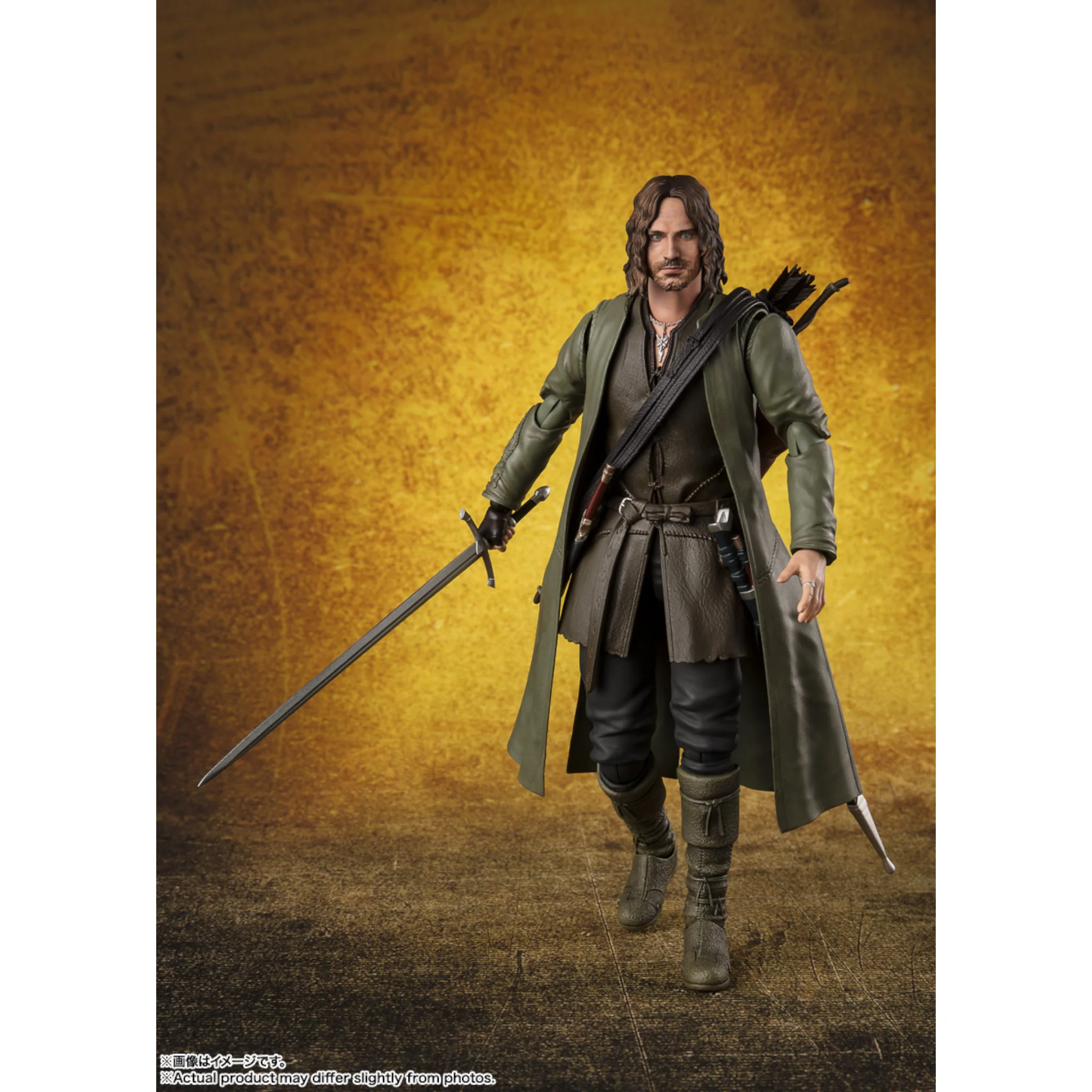 FIGURA ARAGORN THE LORD OF THE RINGS: THE FELLOWSHIP OF THE RING S.H. FIGUARTS TAMASHII NATIONS - Image 2