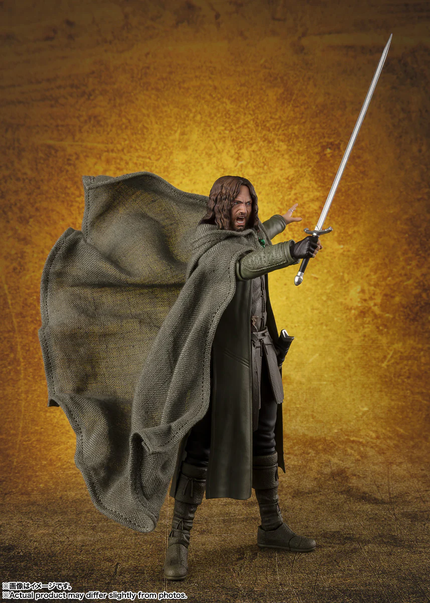 FIGURA ARAGORN THE LORD OF THE RINGS: THE FELLOWSHIP OF THE RING S.H. FIGUARTS TAMASHII NATIONS - Image 3