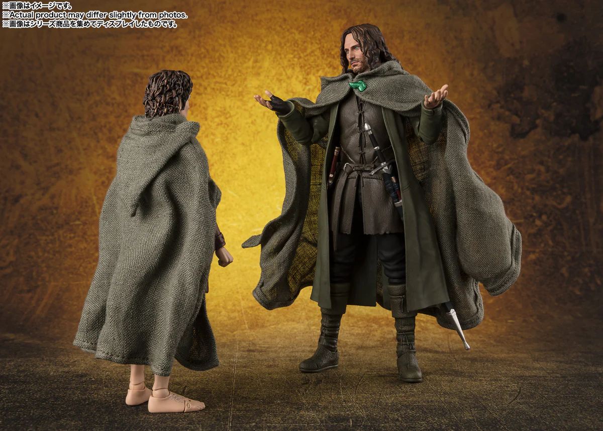 FIGURA ARAGORN THE LORD OF THE RINGS: THE FELLOWSHIP OF THE RING S.H. FIGUARTS TAMASHII NATIONS - Image 6
