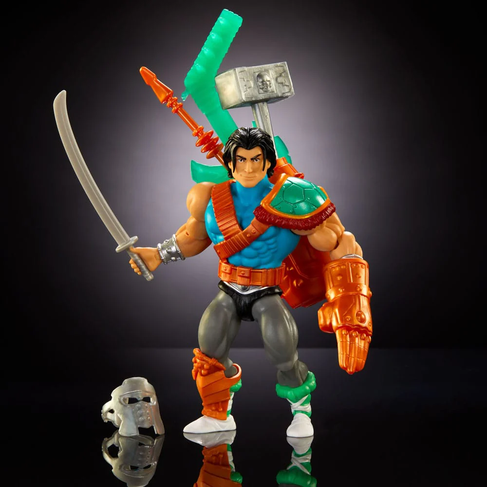 FIGURA CASEY JONES TURTLES OF GRAYSKULL MASTERS OF THE UNIVERSE ORIGINS WAVE 3 - Image 4