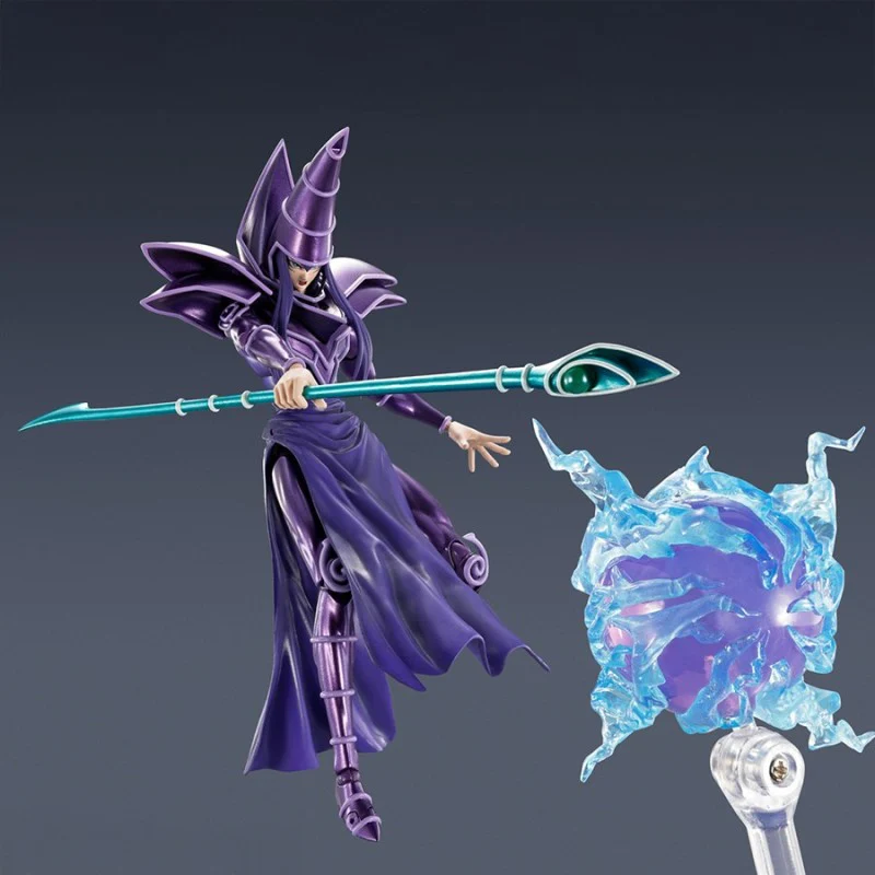FIGURA DARK MAGICIAN YU-GI-OH! S.H. MONSTER ARTS TAMASHII NATIONS - Image 4