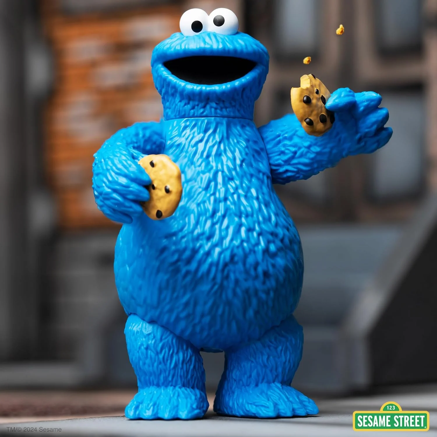 FIGURA COOKIE MONSTER SESAME STREET WAVE 2 - REACTION SUPER7 - Image 2