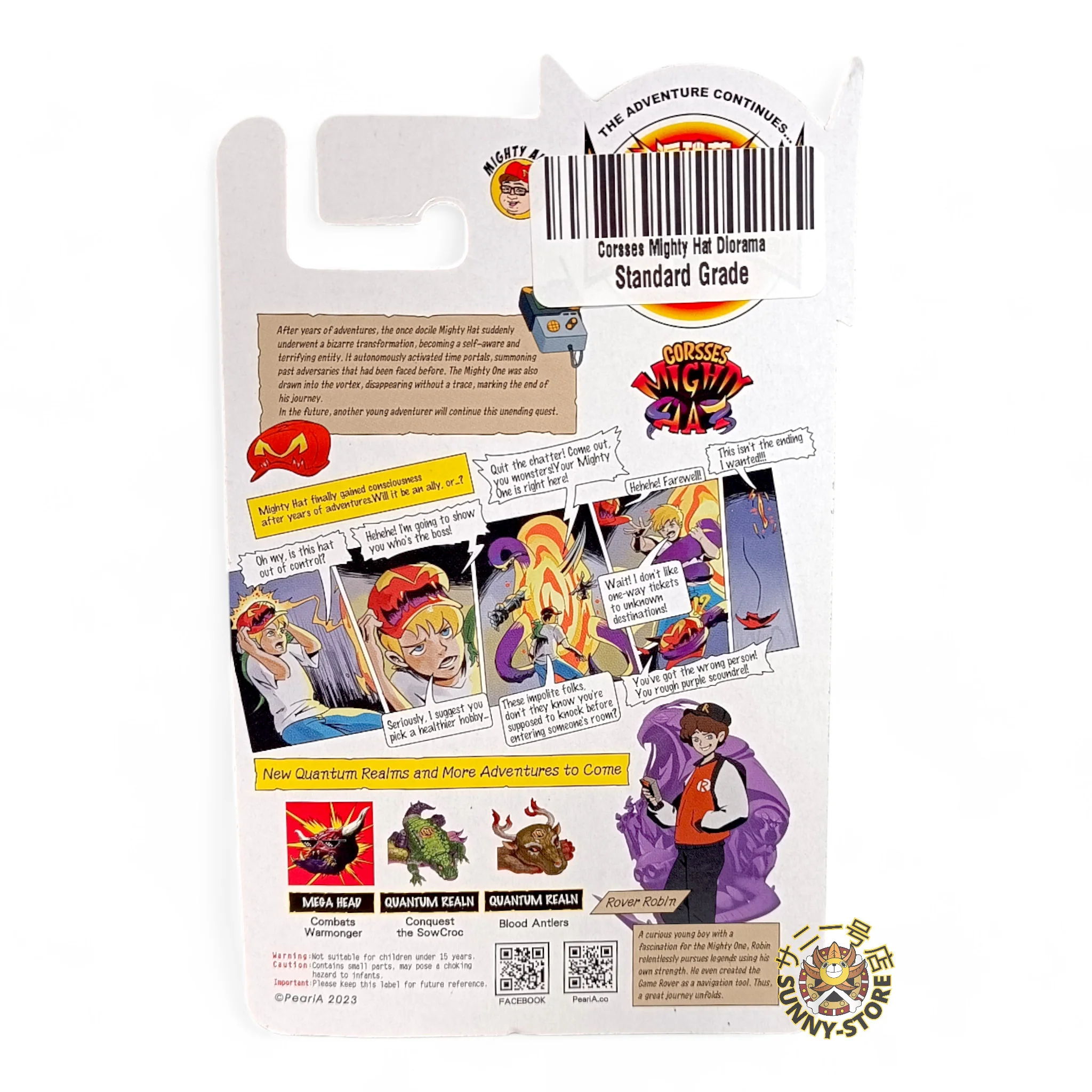PLAYSET PEARIA - MIGHTY MAX 30TH ANNIVERSARY CROSSES MIGHTY HAT SET - SINGULAR POINT - Image 3