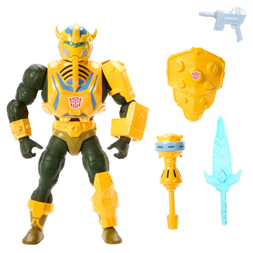 FIGURA MAN-AT-ARMS BUMBLEBEE TRANSFORMERS X MASTERS OF THE UNIVERSE - Image 2