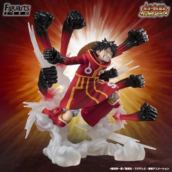 FIGURA MONKEY. D. LUFFY - GUM GUM HAWK GATLING - EXTRA BATTLE ONE PIECE FIGUARTS ZERO - Image 3