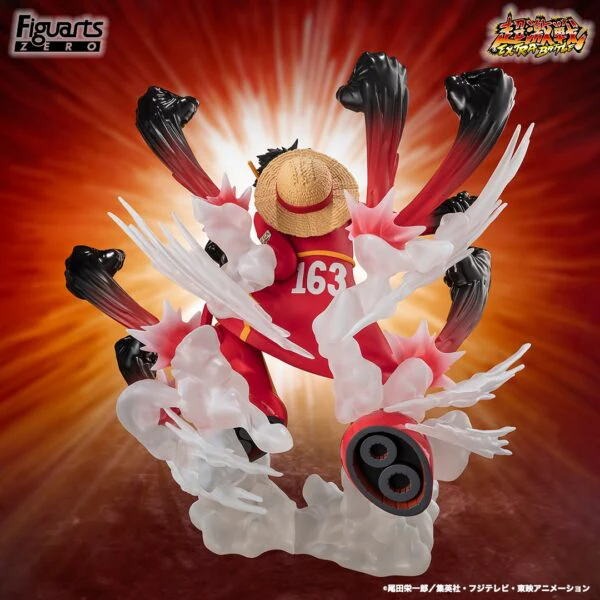 FIGURA MONKEY. D. LUFFY - GUM GUM HAWK GATLING - EXTRA BATTLE ONE PIECE FIGUARTS ZERO - Image 4