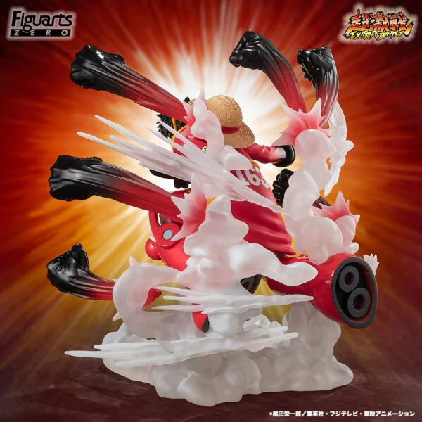 FIGURA MONKEY. D. LUFFY - GUM GUM HAWK GATLING - EXTRA BATTLE ONE PIECE FIGUARTS ZERO - Image 5