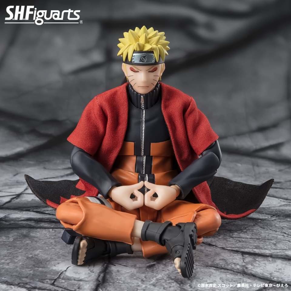 FIGURA NARUTO UZUMAKI SAGE MODE SAVIOR OF KONOHA NARUTO SHIPPUDEN SH FIGUARTS PREMIUM BANDAI 14.5 CM - Image 4