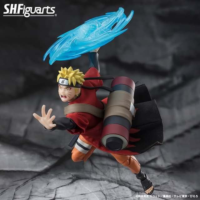 FIGURA NARUTO UZUMAKI SAGE MODE SAVIOR OF KONOHA NARUTO SHIPPUDEN SH FIGUARTS PREMIUM BANDAI 14.5 CM - Image 5