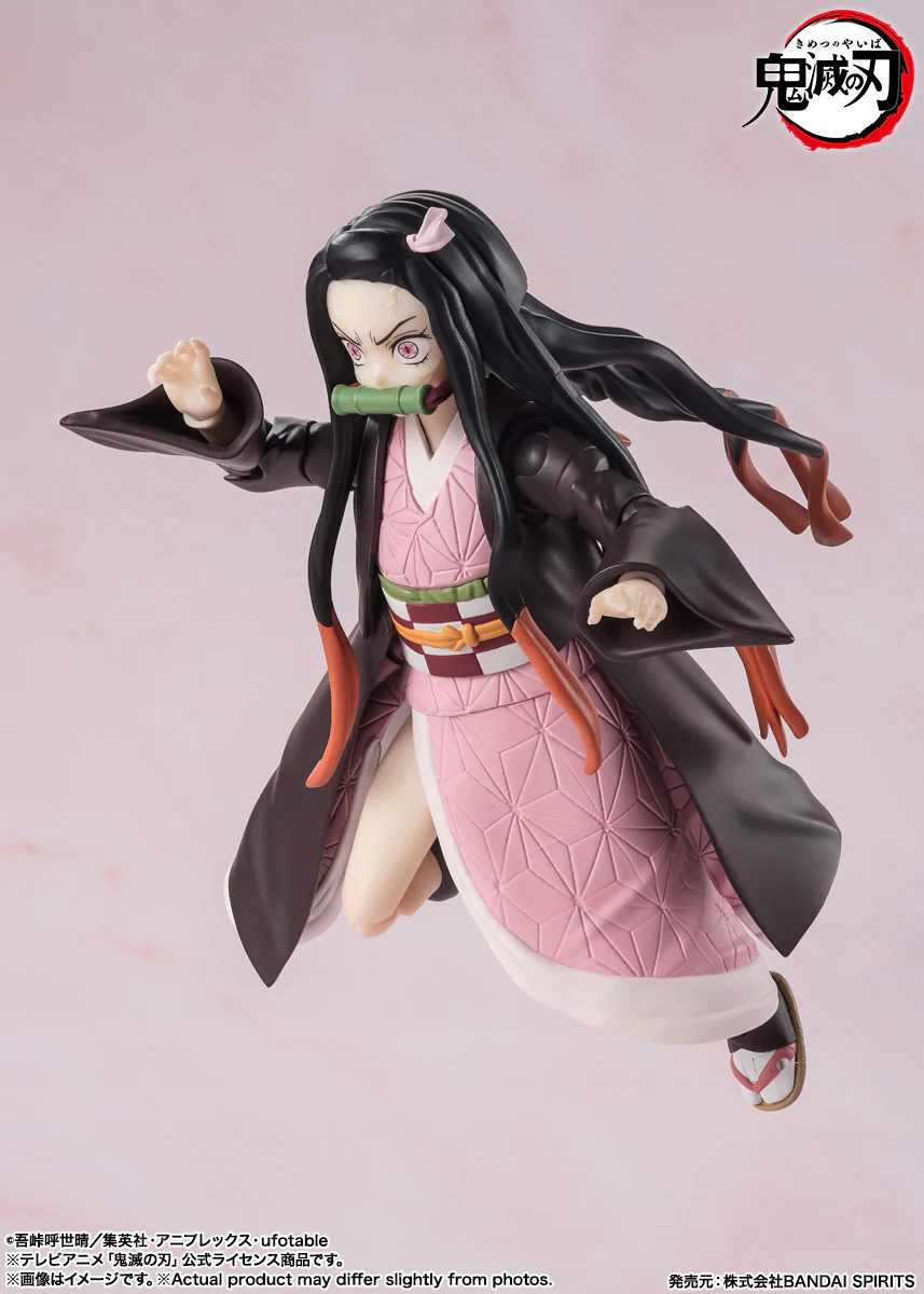 FIGURA NEZUKO KAMADO DEMON SLAYER - KIMETSU NO YAIBA - S.H. FIGUARTS BANDAI TAMASHII NATIONS - Image 3