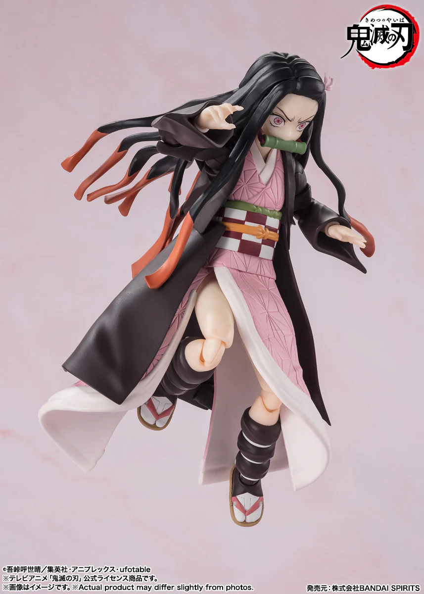 FIGURA NEZUKO KAMADO DEMON SLAYER - KIMETSU NO YAIBA - S.H. FIGUARTS BANDAI TAMASHII NATIONS - Image 5