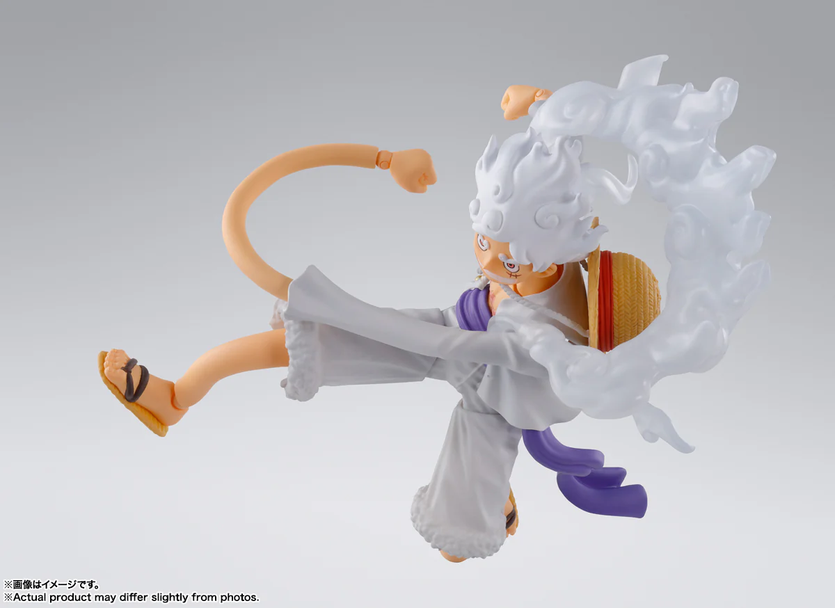 FIGURA ONE PIECE MONKEY D. LUFFY GEAR 5 S.H. FIGUARTS BANDAI SPIRITS TAMASHII NATIONS - Image 3
