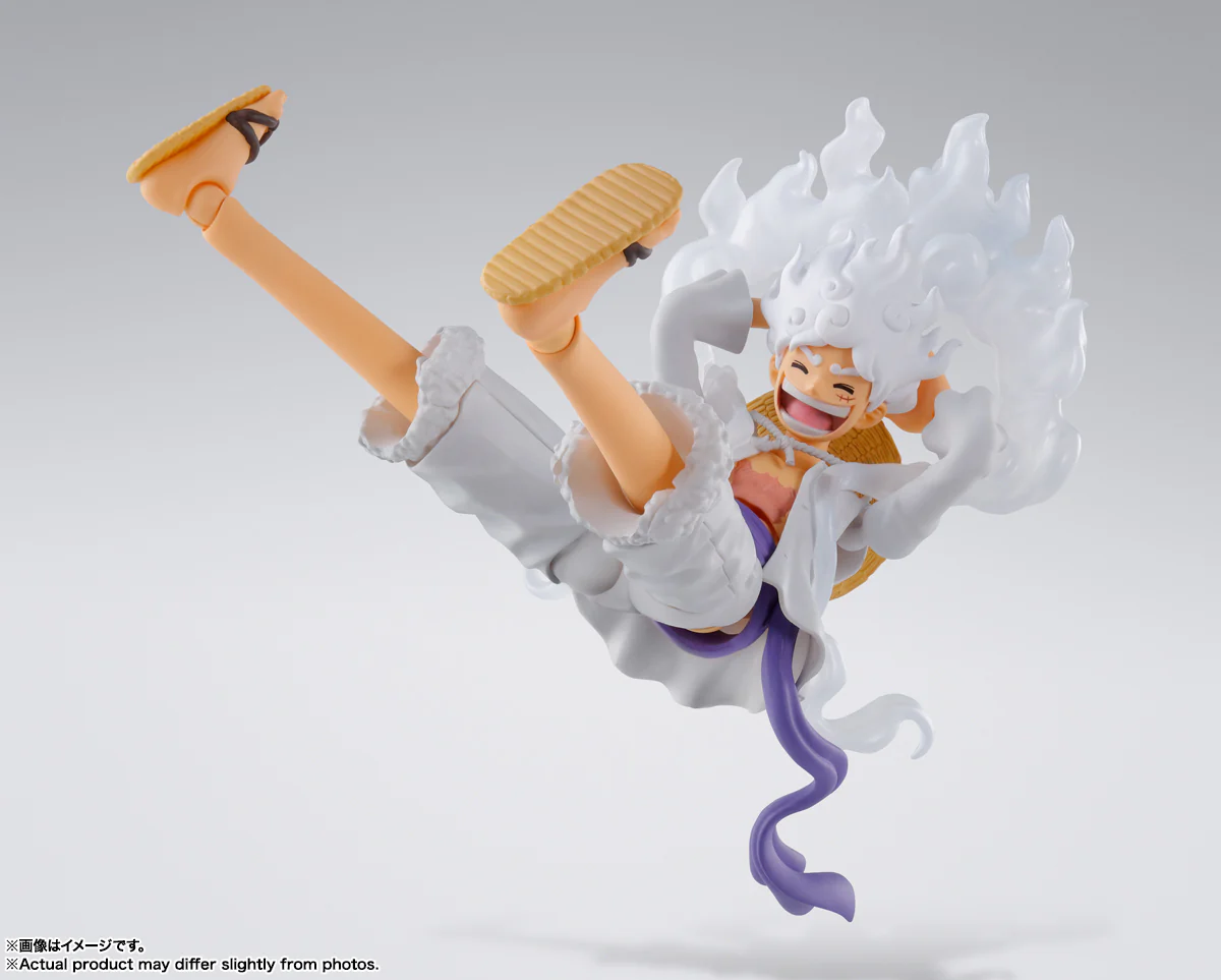 FIGURA ONE PIECE MONKEY D. LUFFY GEAR 5 S.H. FIGUARTS BANDAI SPIRITS TAMASHII NATIONS - Image 4