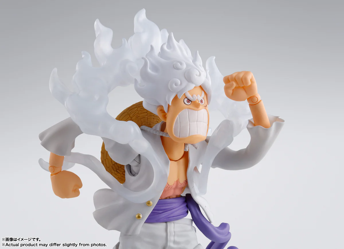 FIGURA ONE PIECE MONKEY D. LUFFY GEAR 5 S.H. FIGUARTS BANDAI SPIRITS TAMASHII NATIONS - Image 5