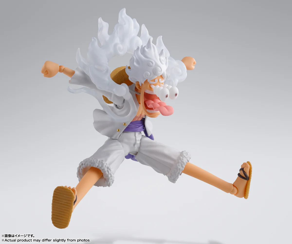 FIGURA ONE PIECE MONKEY D. LUFFY GEAR 5 S.H. FIGUARTS BANDAI SPIRITS TAMASHII NATIONS - Image 6