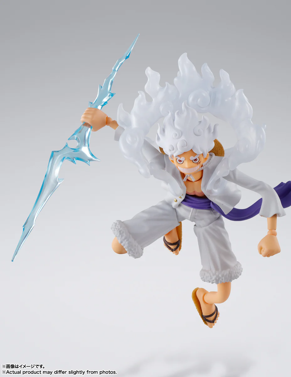 FIGURA ONE PIECE MONKEY D. LUFFY GEAR 5 S.H. FIGUARTS BANDAI SPIRITS TAMASHII NATIONS - Image 7