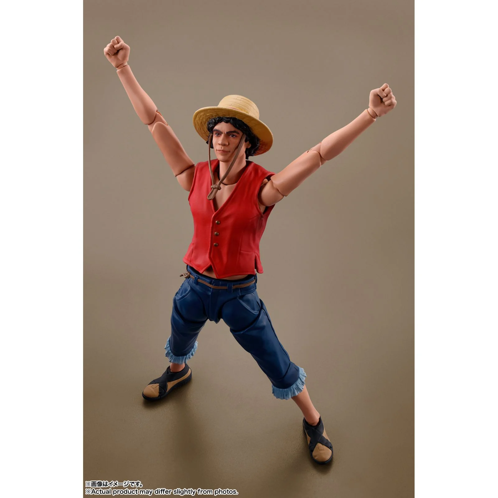 FIGURA ONE PIECE MONKEY D. LUFFY NETFLIX SERIES IÑAKI GODOY S.H. FIGUARTS BANDAI TAMASHII NATIONS - Image 2
