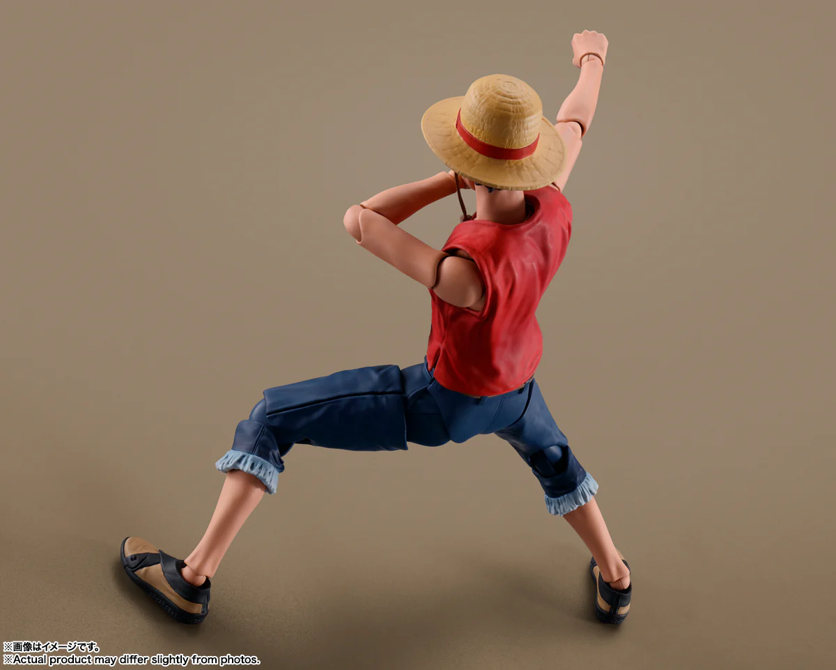 FIGURA ONE PIECE MONKEY D. LUFFY NETFLIX SERIES IÑAKI GODOY S.H. FIGUARTS BANDAI TAMASHII NATIONS - Image 3