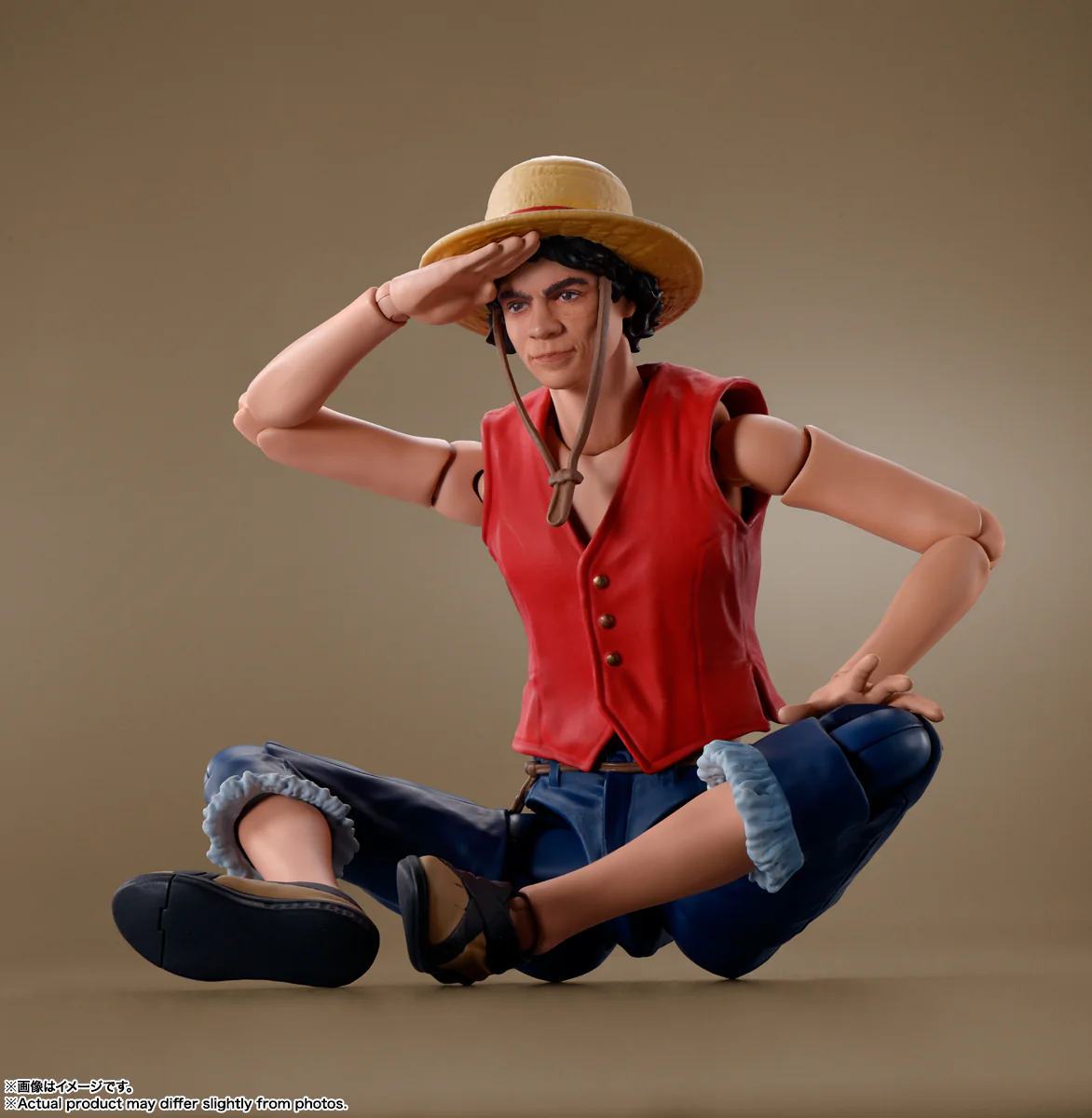 FIGURA ONE PIECE MONKEY D. LUFFY NETFLIX SERIES IÑAKI GODOY S.H. FIGUARTS BANDAI TAMASHII NATIONS - Image 4