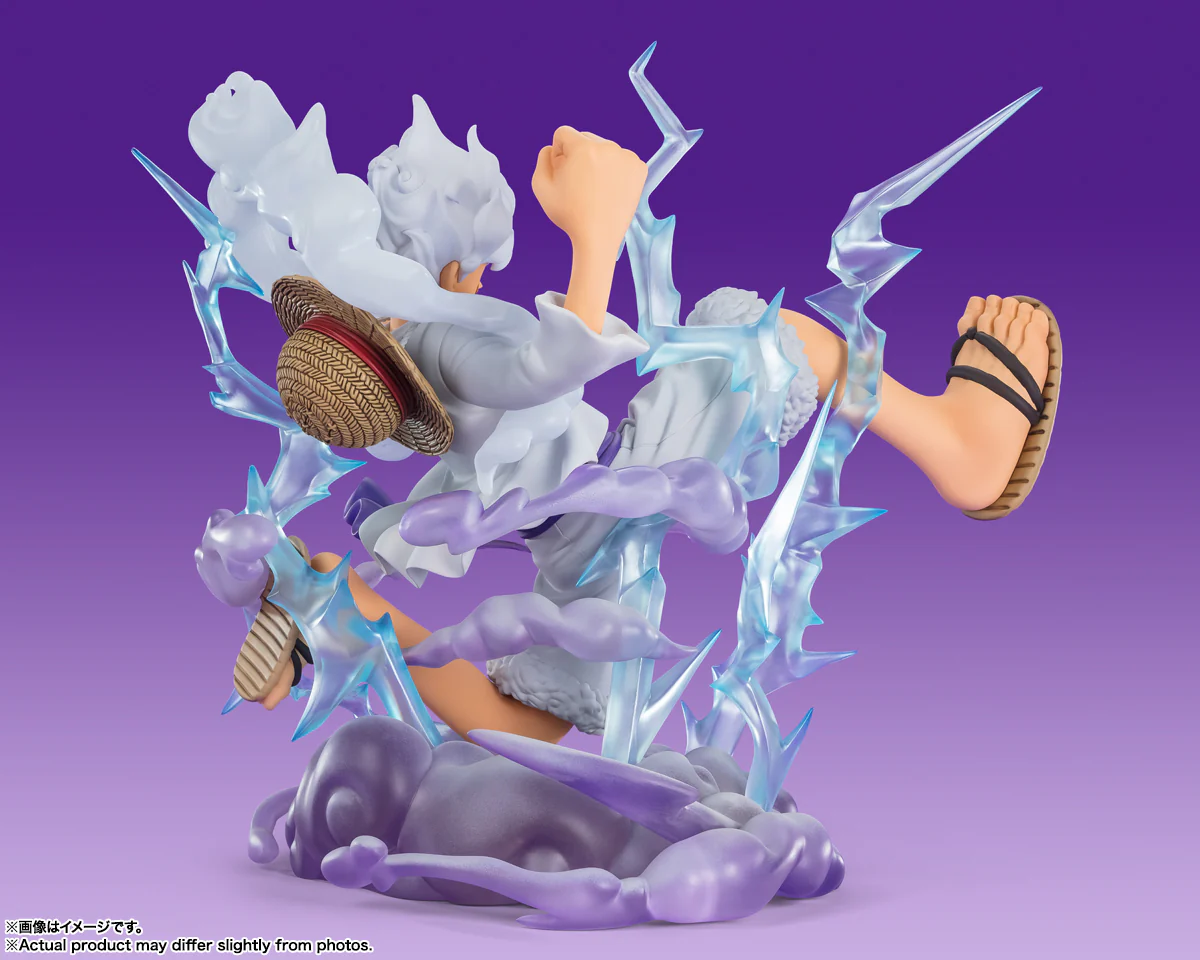 FIGURA ONE PIECE MONKEY D. LUFFY -GEAR 5 GIGANT- 30 CM - S.H. FIGUARTS BANDAI SPIRITS TAMASHII NATIONS - Image 4