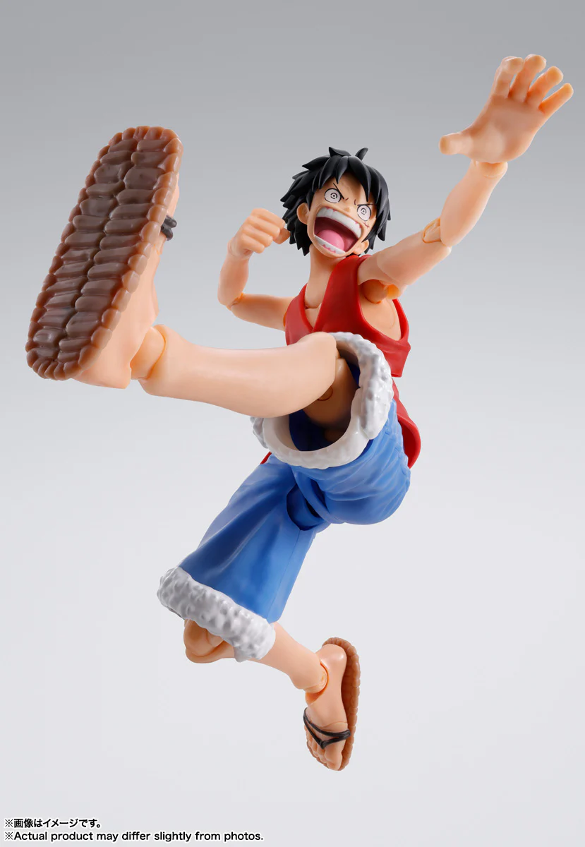 FIGURA ONE PIECE MONKEY D. LUFFY - ROMANCE DAWN - S.H. FIGUARTS BANDAI TAMASHII NATIONS - Image 5