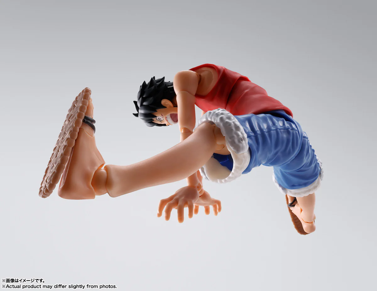 FIGURA ONE PIECE MONKEY D. LUFFY - ROMANCE DAWN - S.H. FIGUARTS BANDAI TAMASHII NATIONS - Image 6