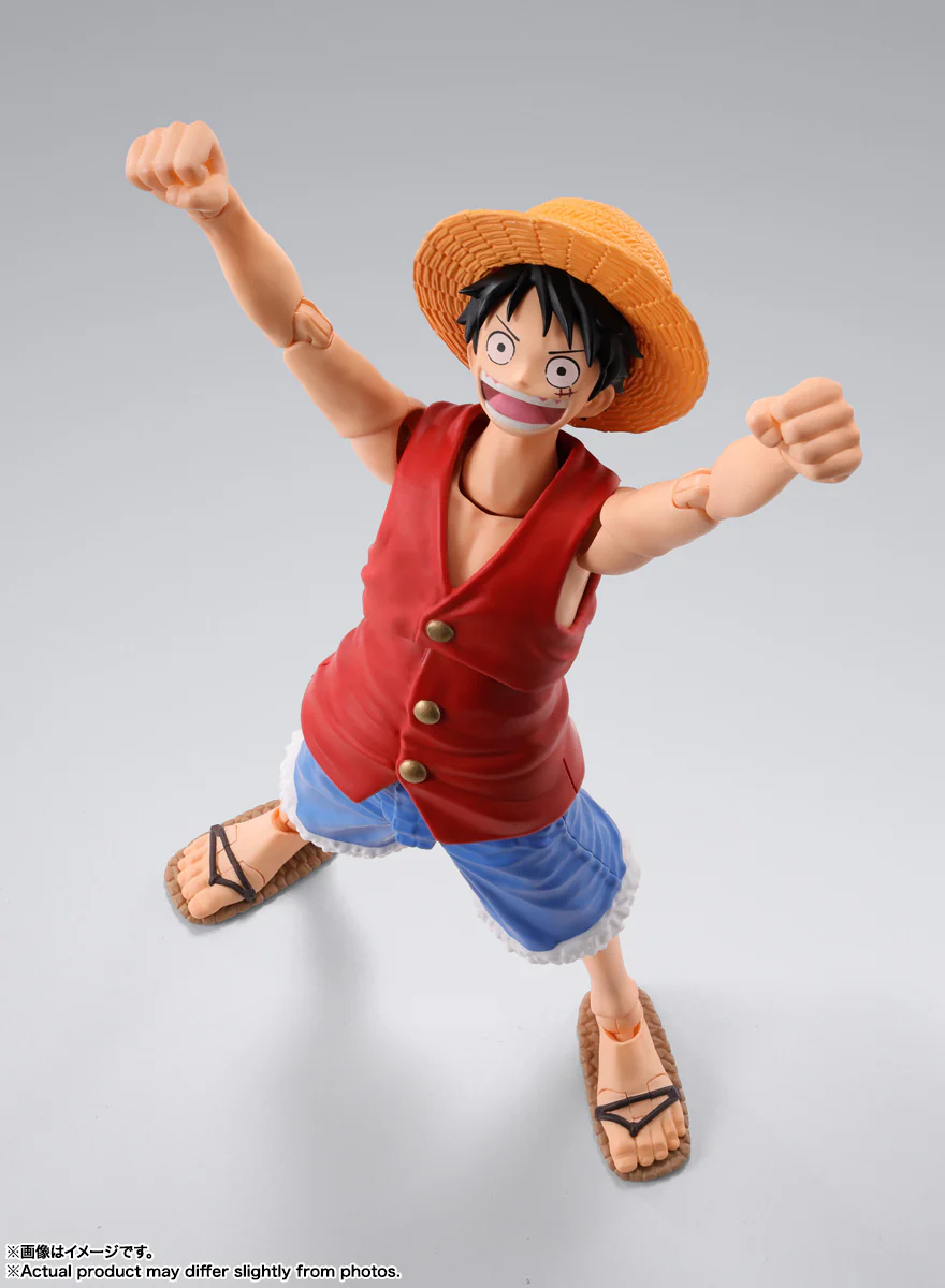FIGURA ONE PIECE MONKEY D. LUFFY - ROMANCE DAWN - S.H. FIGUARTS BANDAI TAMASHII NATIONS - Image 7