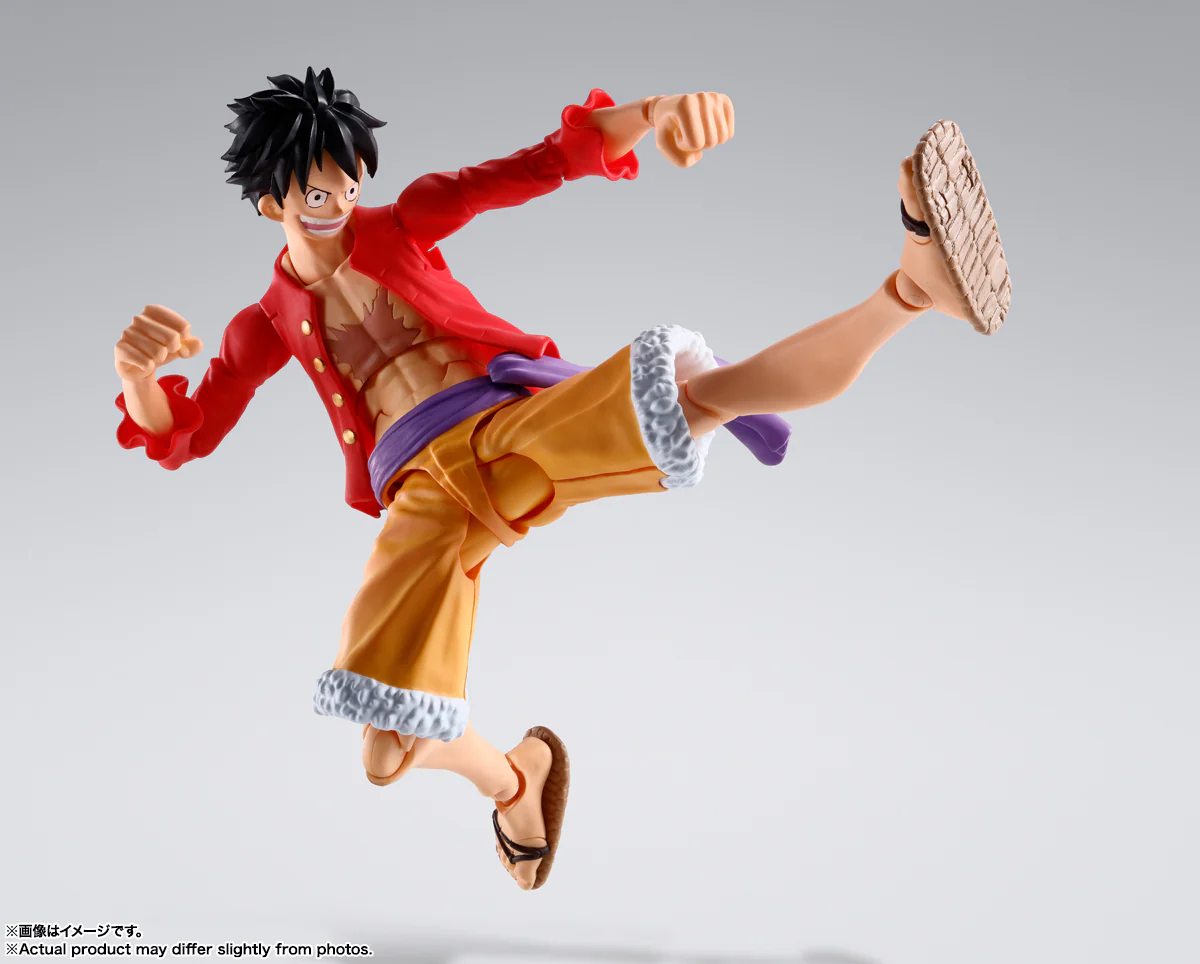 FIGURA ONE PIECE MONKEY D. LUFFY - THE RAID ON ONIGASHIMA - S.H. FIGUARTS BANDAI SPIRITS TAMASHII NATIONS (RE-RUN) - Image 4