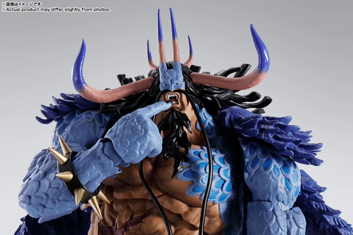 FIGURA ONE PIECE KAIDO KING OF THE BEASTS MAN-BEAST FORM 24.5 CM - S.H. FIGUARTS BANDAI SPIRITS TAMASHII NATIONS - Image 5