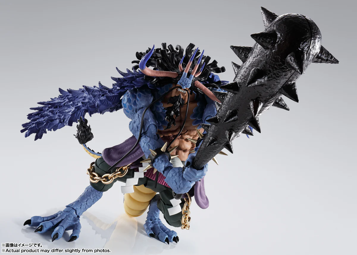FIGURA ONE PIECE KAIDO KING OF THE BEASTS MAN-BEAST FORM 24.5 CM - S.H. FIGUARTS BANDAI SPIRITS TAMASHII NATIONS - Image 7