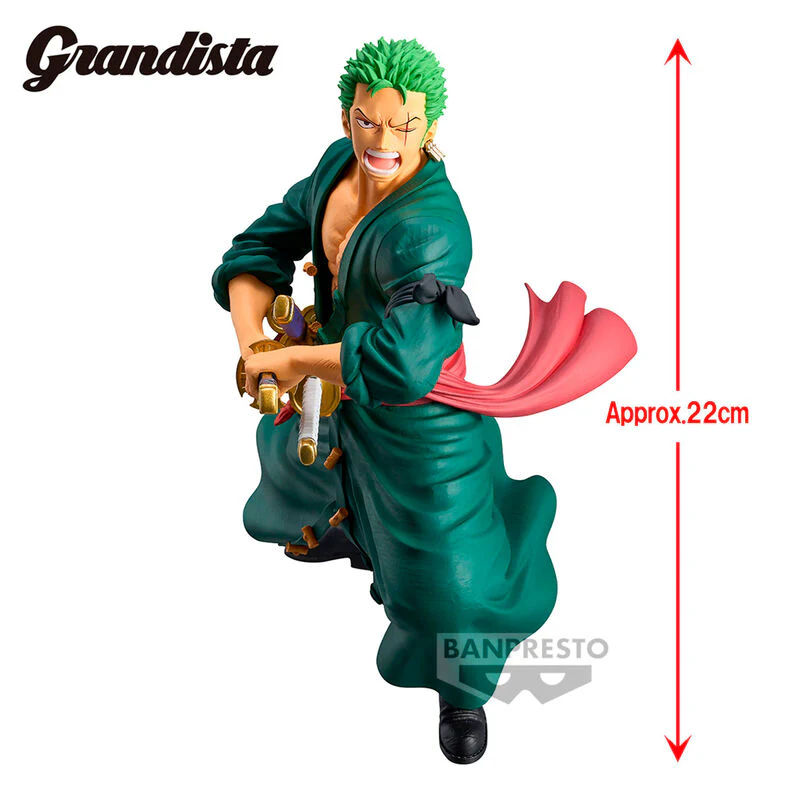 FIGURA ONE PIECE RORONOA ZORO GRANDISTA BANPRESTO - Image 3