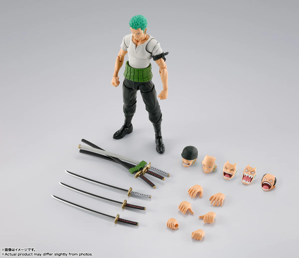 FIGURA ONE PIECE RORONOA ZORO - ROMANCE DAWN - S.H. FIGUARTS BANDAI SPIRITS TAMASHII NATIONS - Image 6