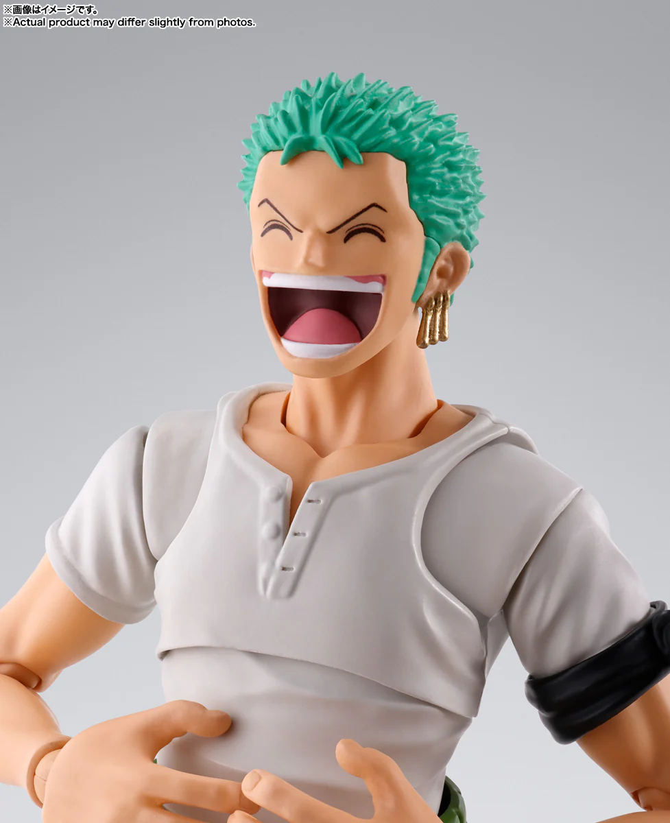 FIGURA ONE PIECE RORONOA ZORO - ROMANCE DAWN - S.H. FIGUARTS BANDAI SPIRITS TAMASHII NATIONS - Image 8
