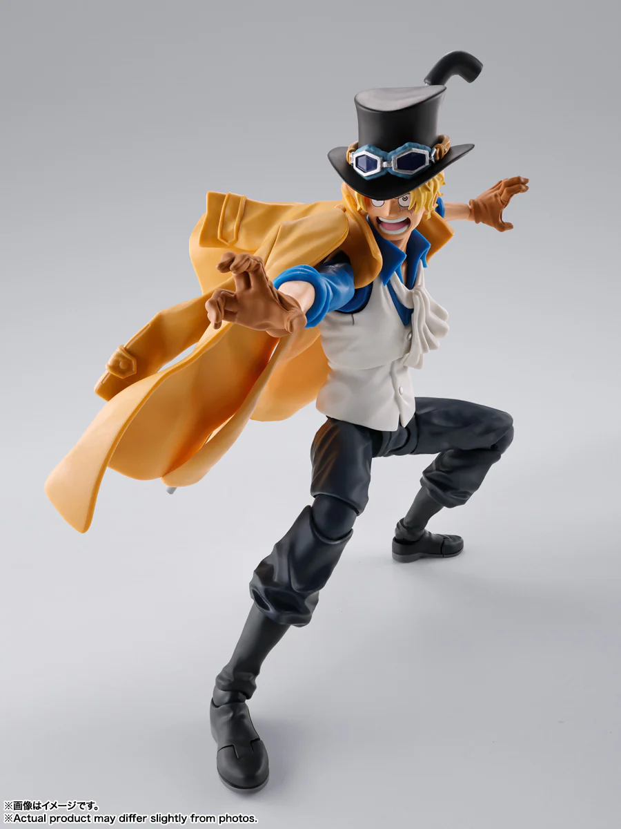 FIGURA ONE PIECE SABO REVOLUTIONARY ARMY CHIEF OF STAFF S.H. FIGUARTS BANDAI SPIRITS TAMASHII NATIONS - Image 4